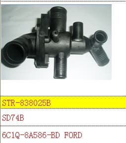 For FORD Thermostat and Thermostat Housing 6C1Q_8A586_BD